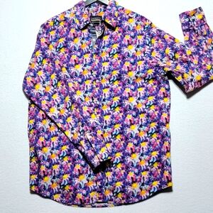 Cremieux Colorful Floral Men's Shirt‎ Size XLT. #620